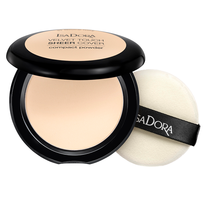 IsaDora Velvet Touch Sheer Cover Compact Powder 40 Fair Porcelain (10 g)