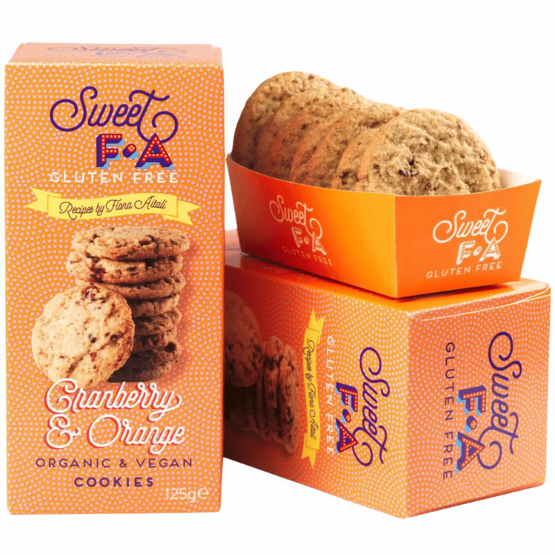 Island Bakery Sweet FA Tranebær & Appelsin Cookies Ø (125 g)