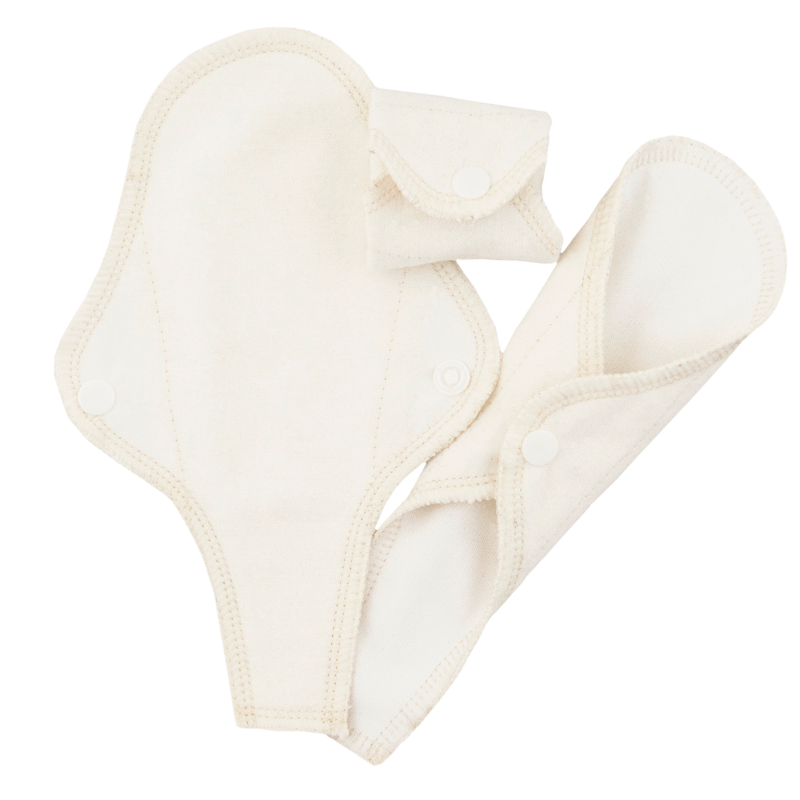 ImseVimse Sanitary Pads Classic - Thong, Natural (3 pak)