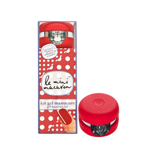 Le Mini Macaron Manicure Kit Cherry Red