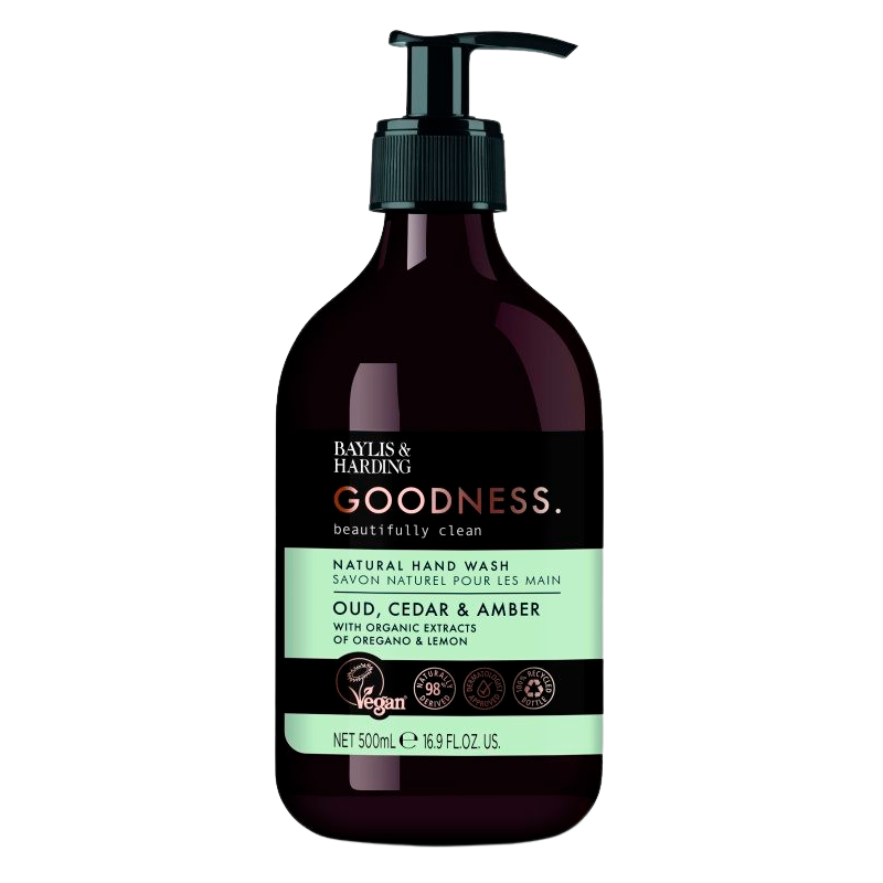 Baylis & Harding Goodness Oud, Cedar & Amber Hand Wash (500 ml)