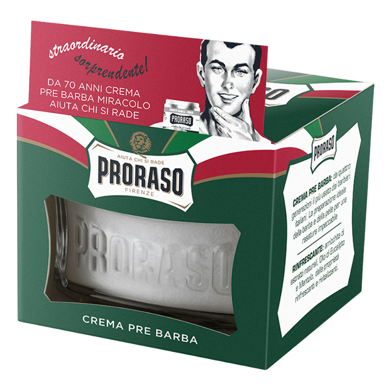 Proraso Pre-Shave Cream - Eucalyptus Oil & Menthol (100 ml)