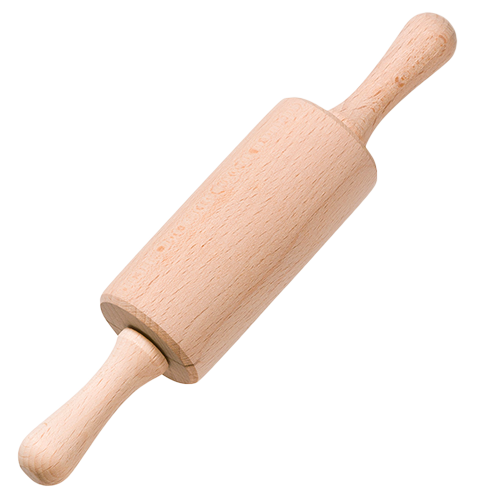 Biogan Børnekagerulle 17 cm Bøgetræ (1 stk)