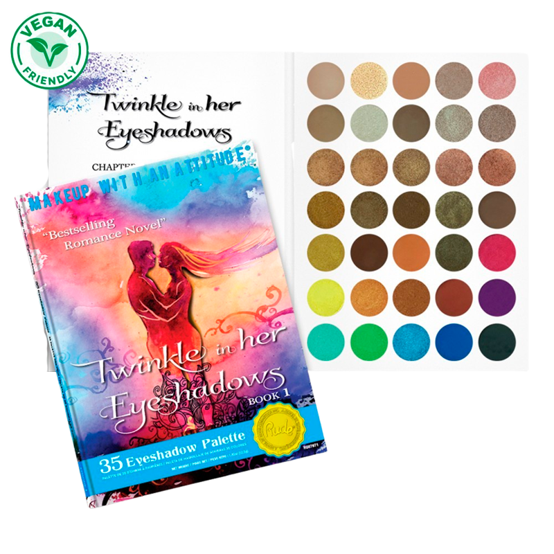 RUDE Cosmetics Twinkle In Her Eyeshadows 35 Eyeshadow Palette (1 stk)