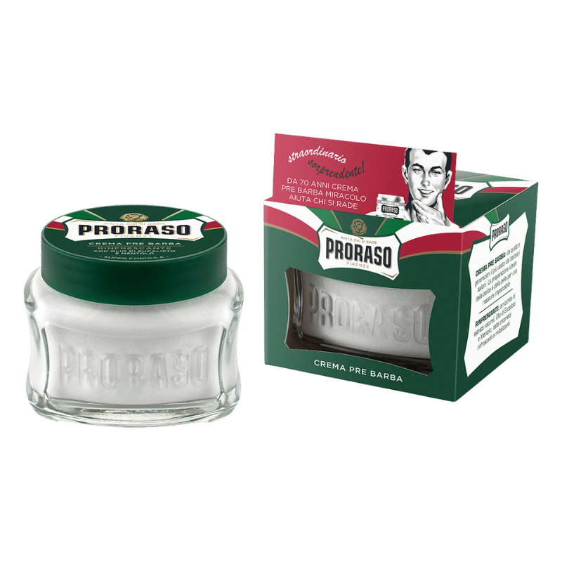 Proraso Pre-Shave Cream - Eucalyptus Oil & Menthol (100 ml)