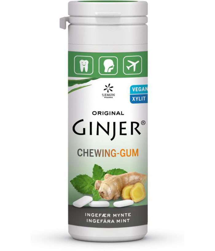 Lime Pharma GINJER® Ingefær MYNTE Tyggegummi (30 g)