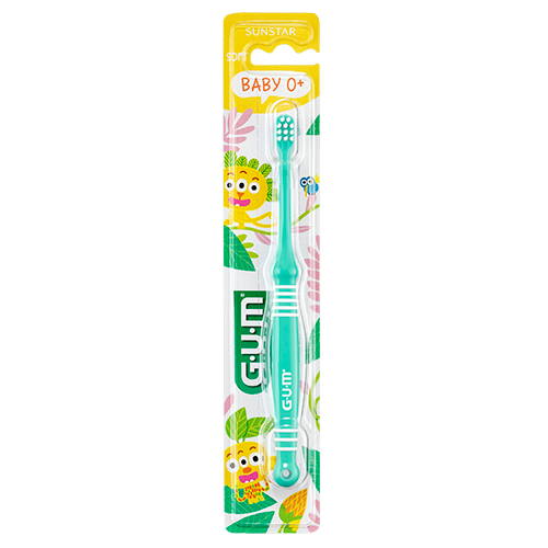 GUM Tandbørste Baby Monster 0-2 År Ass. Farve (1 stk)