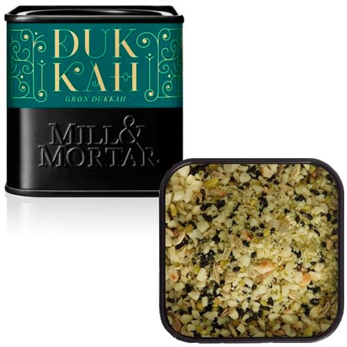 Mill & Mortar Grøn Dukkah Mandler m. Grøn Pistacie Ø (70 gr)