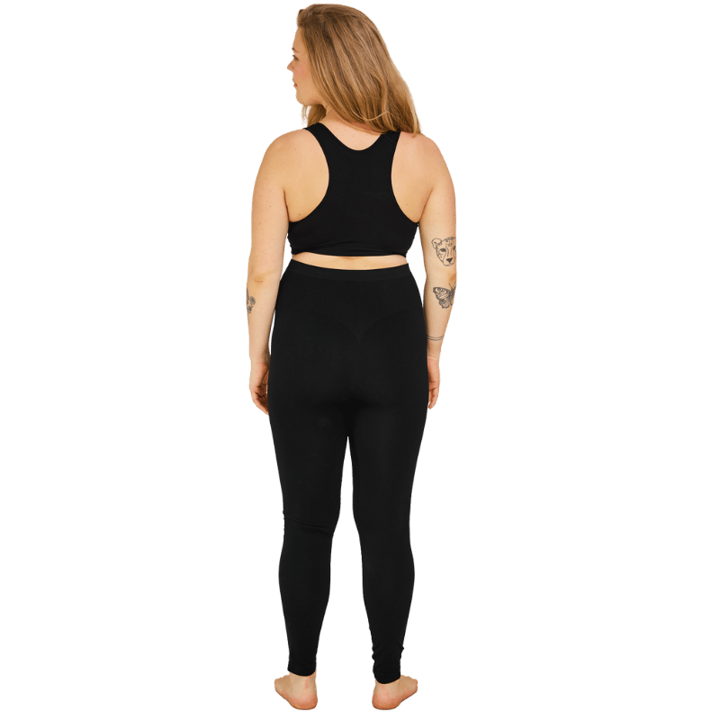 Carriwell Seamless Graviditets Leggings Med Støtte Sort - Small (1 stk)