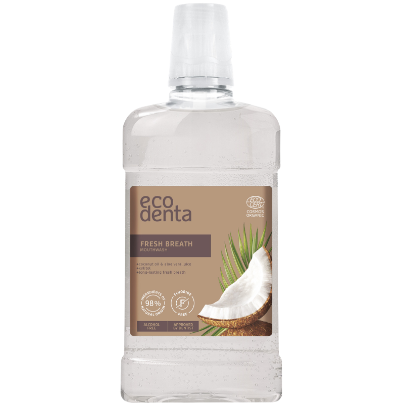 Ecodenta Mundskyl Økologisk Mint-Kokos (500 ml)