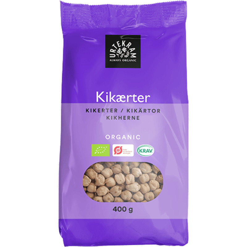 Urtekram Kikærter Ø (400 gr)
