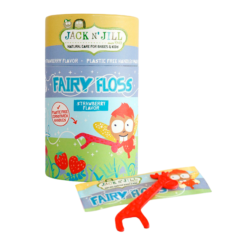 Jack N´Jill Fairy Floss Tandtråd Jordbærsmag (30 stk)