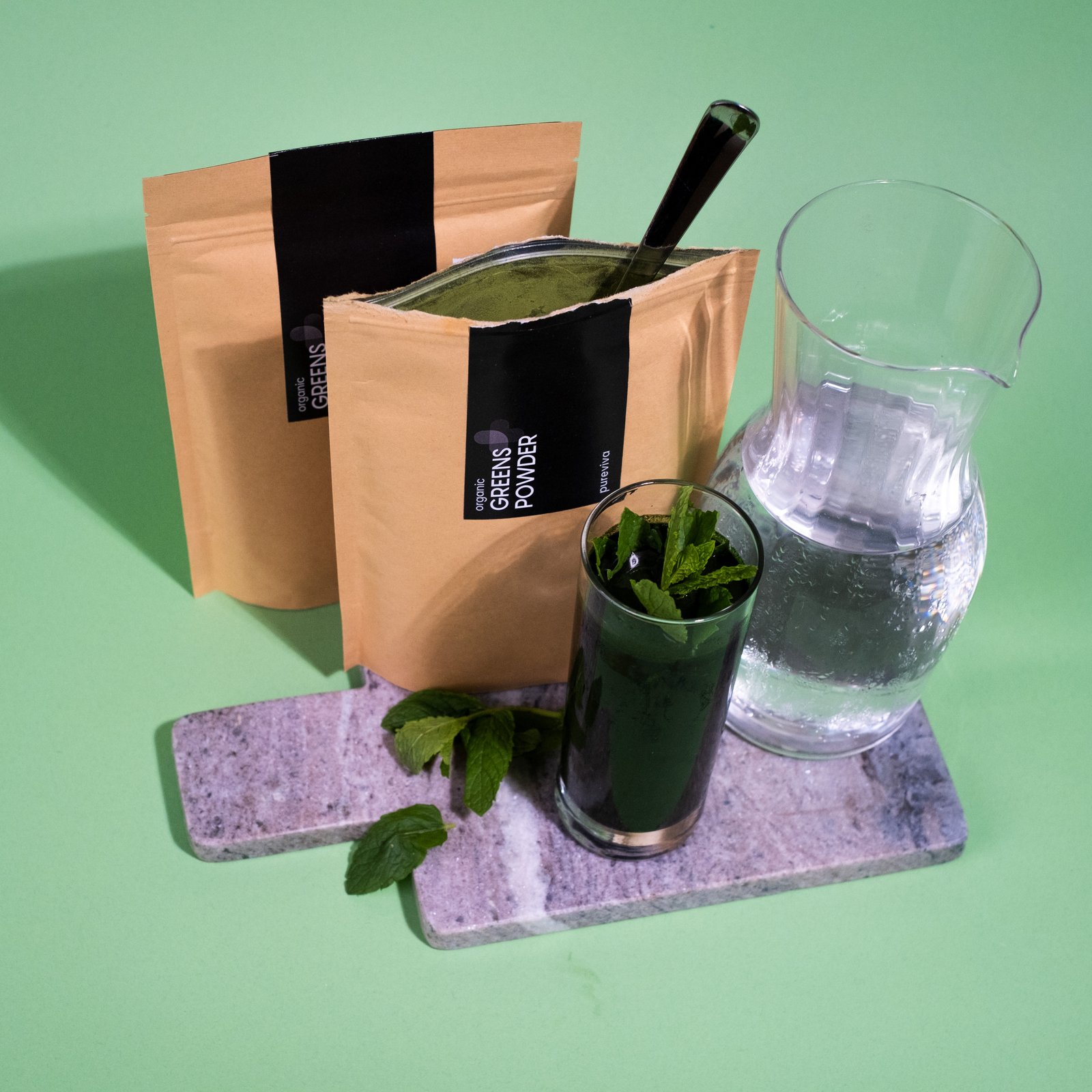 Pureviva Greens Pulver Ø (250 g)