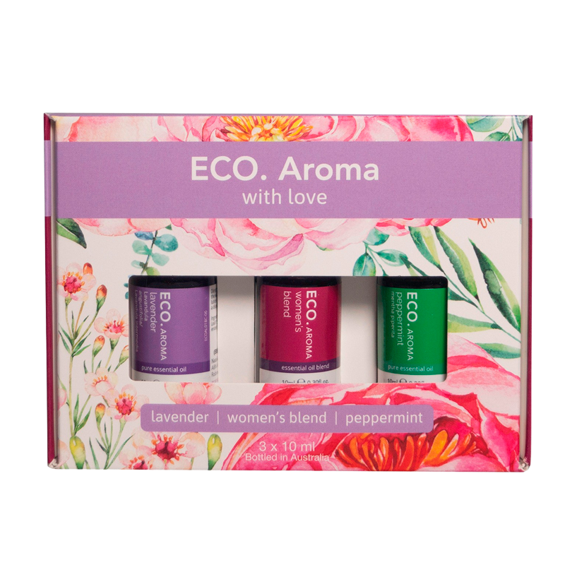 ECO. Aroma With Love Aroma Trio - Peppermint, Lavender, Women's Blend 3x10 ml (10 ml)