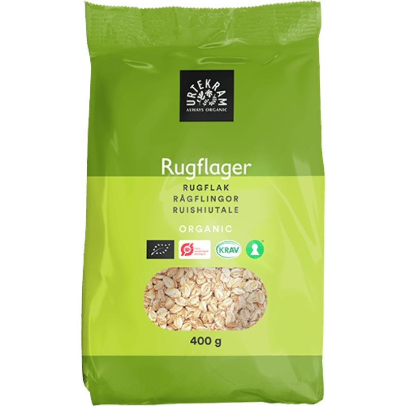 Urtekram Rugflager Ø 400 gr.