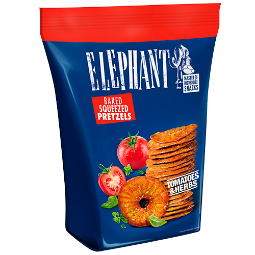 Elephant Pretzels Tomatoes & Herbs (160 g)