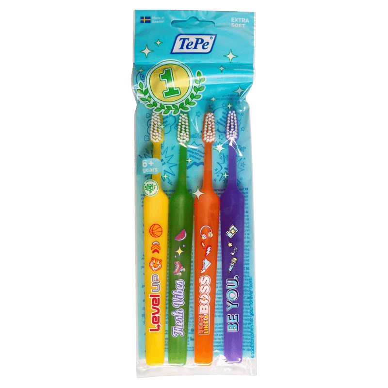TePe Kids X-soft Tandbørste (4 stk)