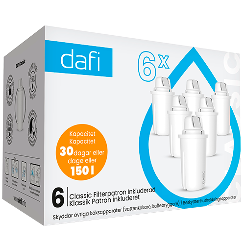 DAFI Filterpatroner 6-pack (1 Stk)