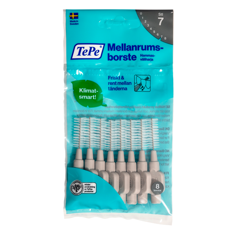 TePe Mellemrumsbørste Grå (8 stk)