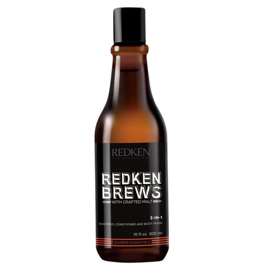 Redken Brews 3-in-1 Shampoo 300 ml.