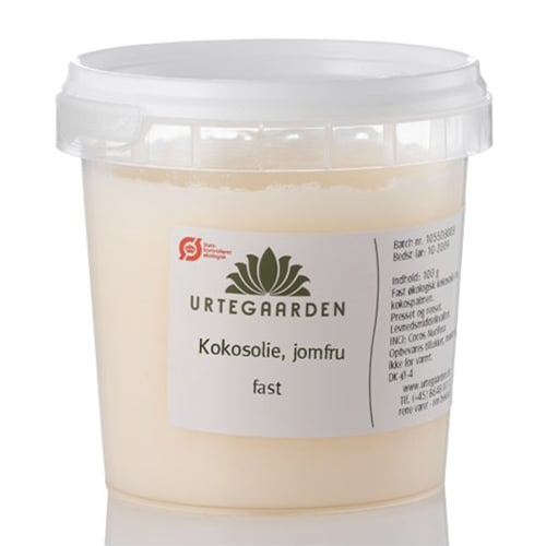 Urtegaarden Kokosolie Jomfru Ø (100 g)