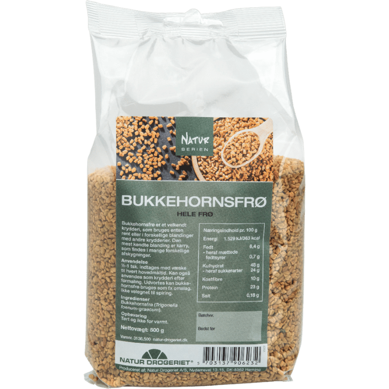 Natur Drogeriet Bukkehornsfrø Hele (500 gr)