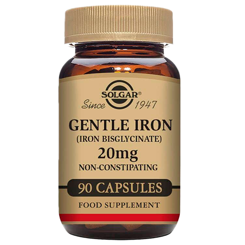 Solgar  Gentle Iron (Jern) 20 mg (90 kap)