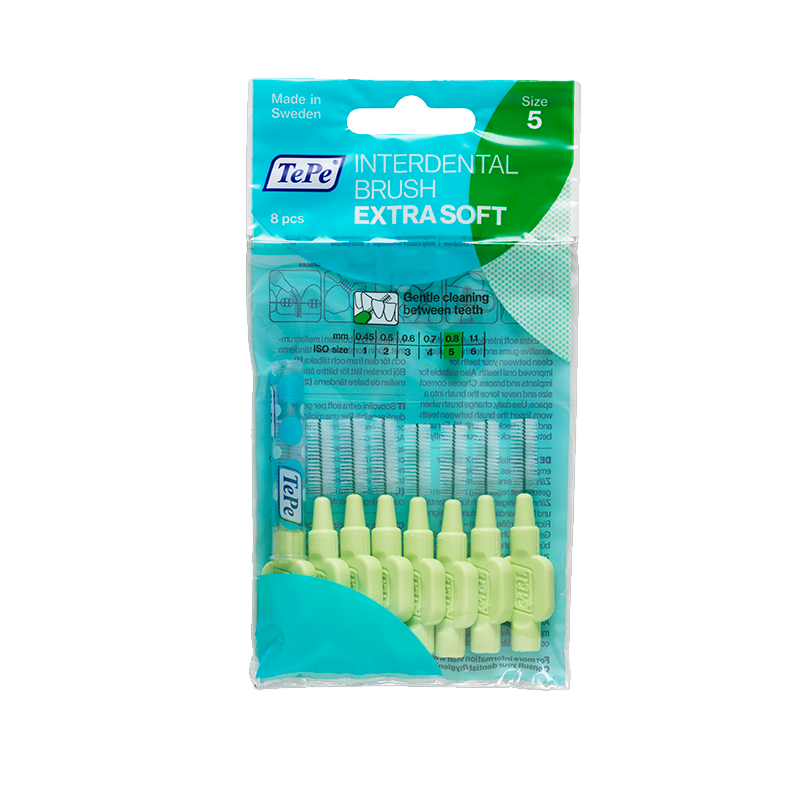 TePe Mellemrumsbørste Extra Soft Grøn (8 stk)