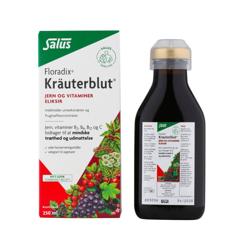 Floradix Kraüterblut Jern og vitaminer (250 ml)
