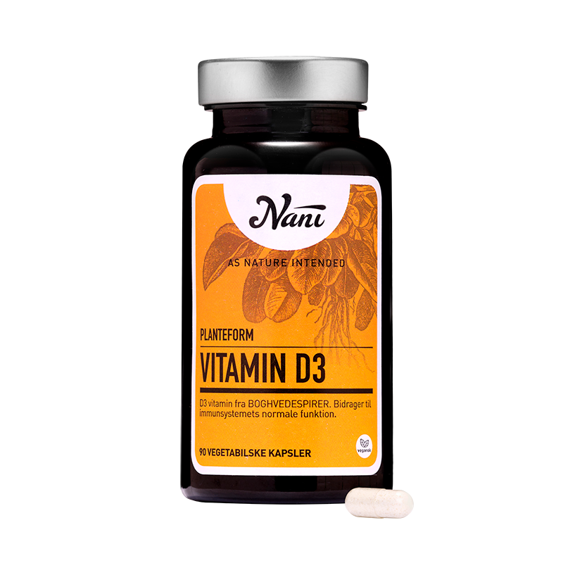 Nani Planteform Vitamin D3 (90 kaps)