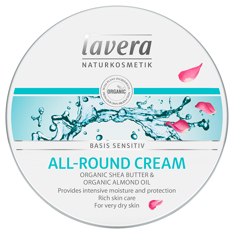 Lavera Basis All-Round Creme med Mandelolie og Sheasmør (150 ml)