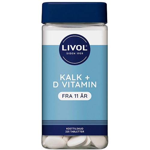 Livol Kalk + D3 (225 stk)
