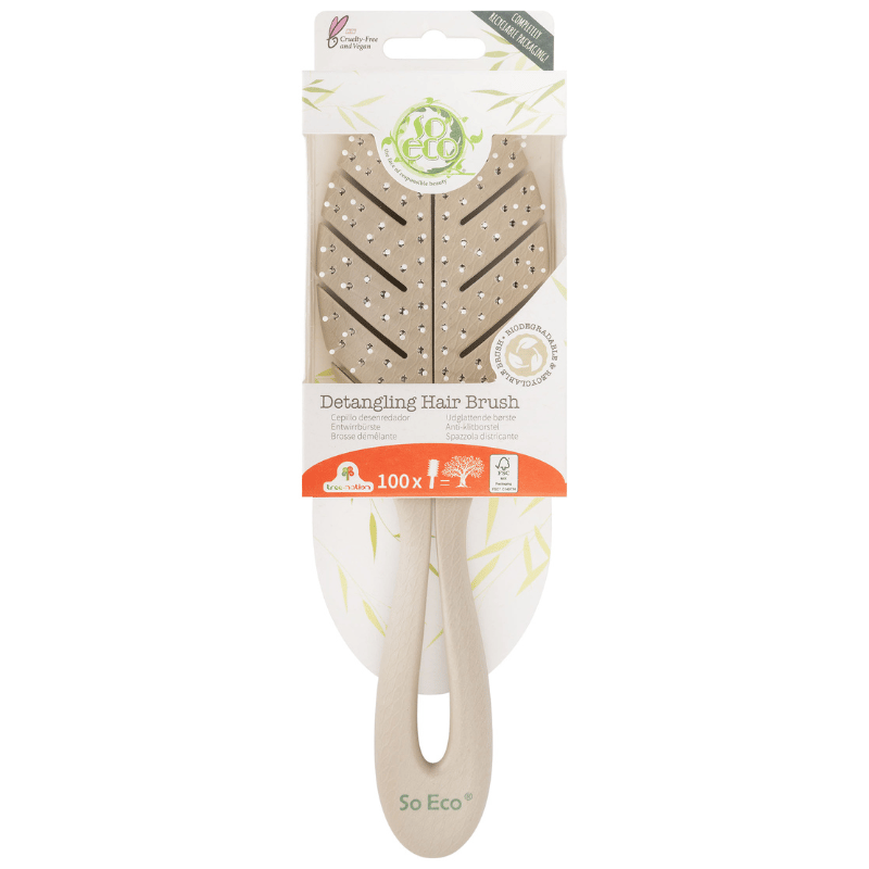 So Eco Biodegradable Detangling Leaf Brush 1 stk.