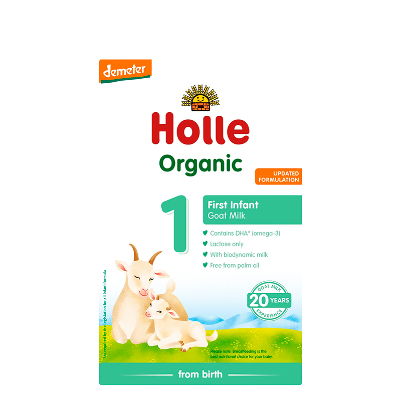 Holle Modermælkserstatning Gedemælk Basis 1 Ø (400g)