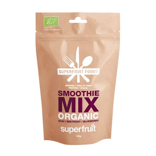 Superfruit Smoothie Mix Acai, Rødbede Og Blåbær Ø (100 g)