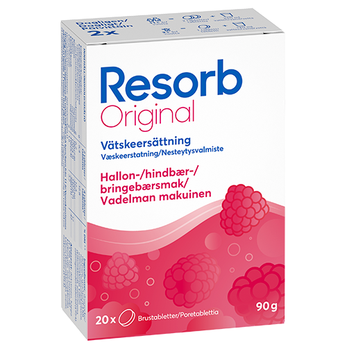 RESORB Original Hindbær (2 x 10 stk)