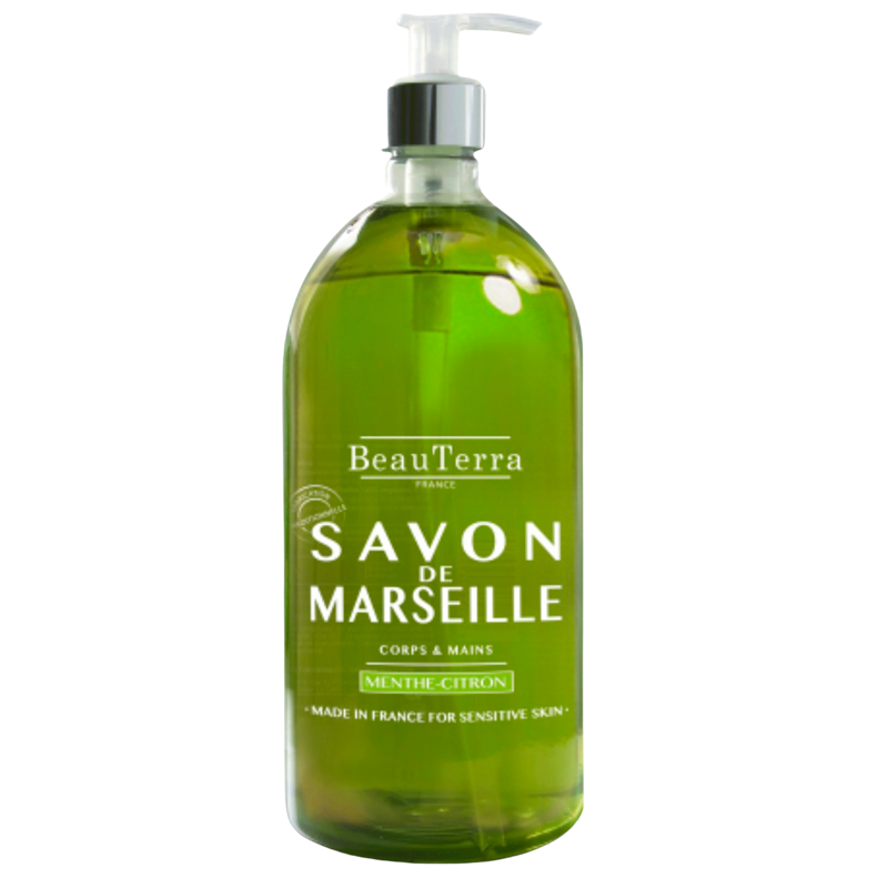 Beau Terra Marselle Liquid Soap Mint Lemon 300 ml