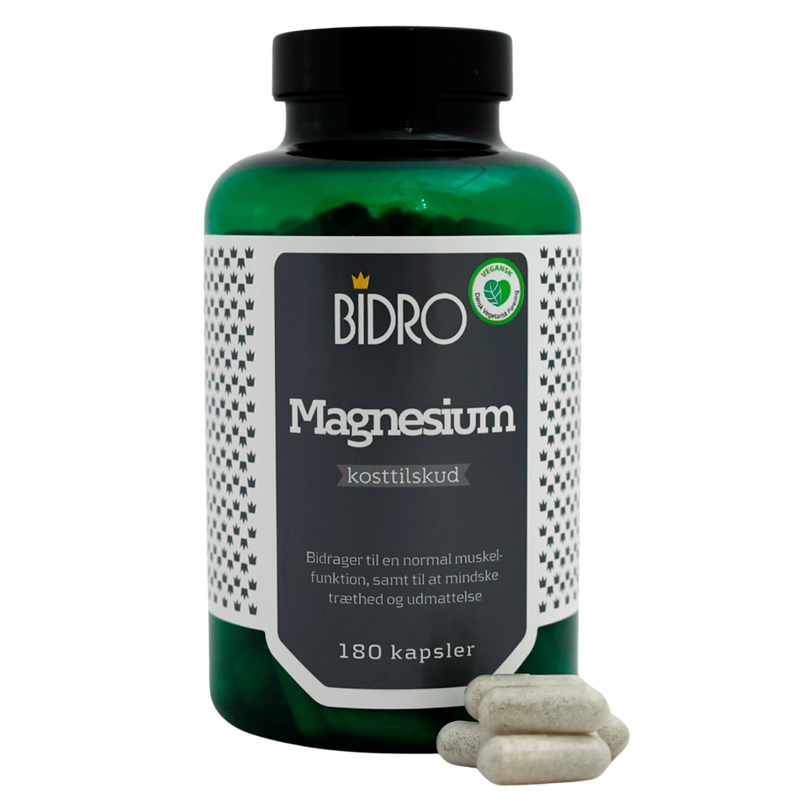 Bidro Magnesium Vegansk (180 kap)