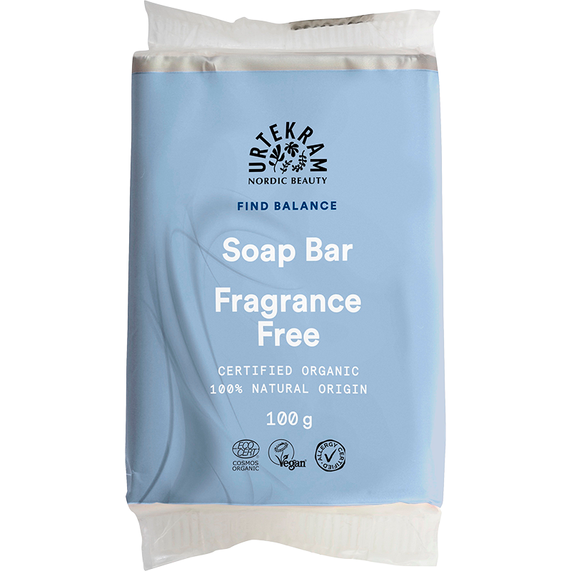 Urtekram Fragrance Free Sæbebar (100 g)