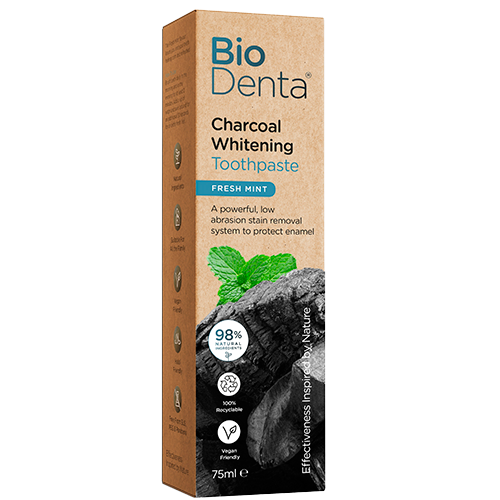 BeConfident Biodenta Charcoal Whitening Toothpaste (75 ml)