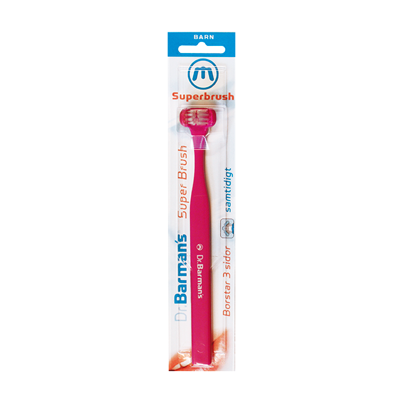 Dr. Barman's SuperBrush Børn 0-6 År Ass. (1 stk)