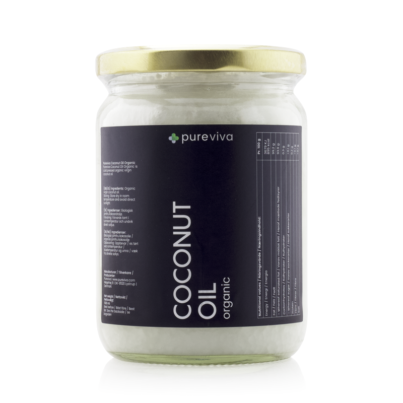 Pureviva Kokosolie Koldpresset Ø (500 ml)