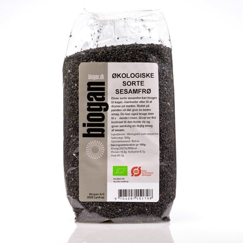 Biogan Sesamfrø Sorte Ø (500 g)