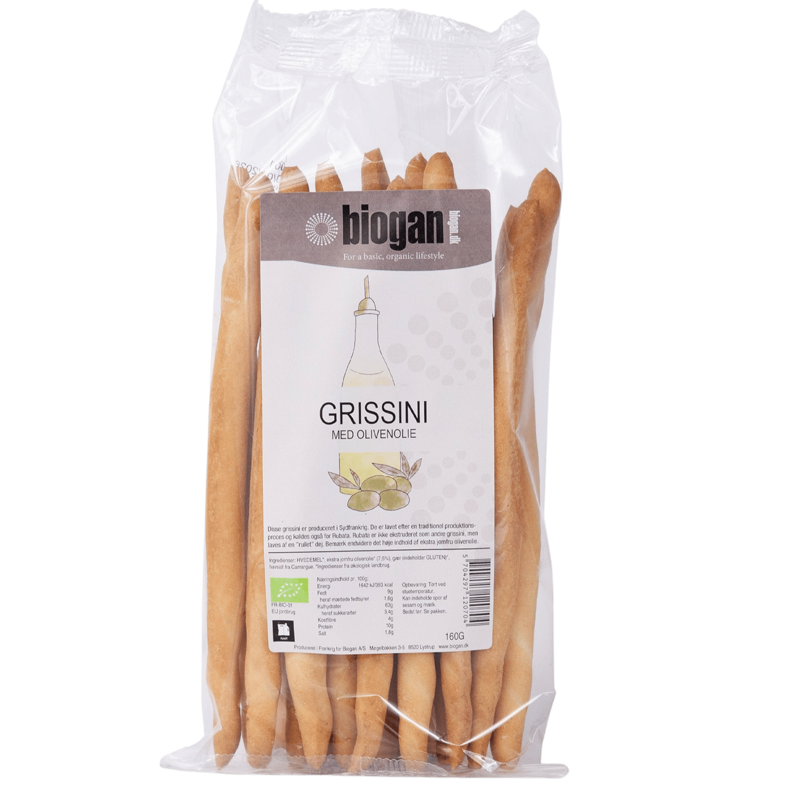 Biogan Grissini Med Olivenolie Ø (160 g)