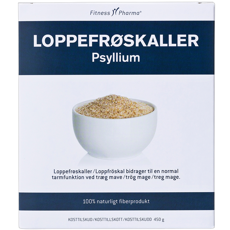 Fitness Pharma Loppefrøskaller Psyllium (450 g)