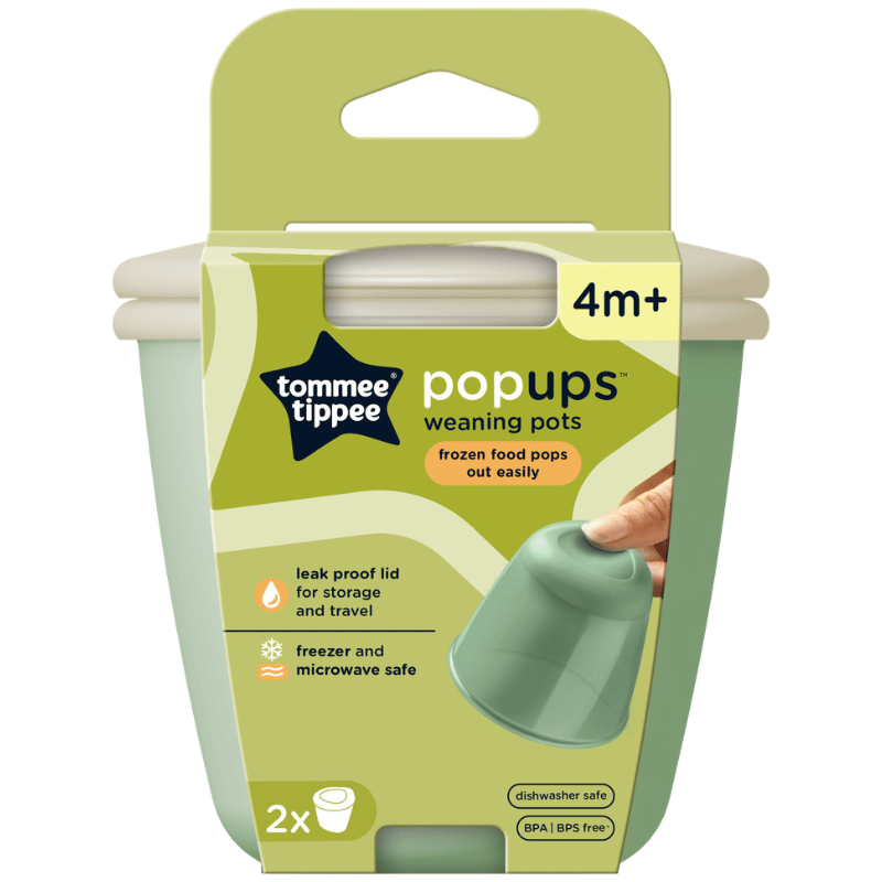 Tommee Tippee Pop Up Weaning Pots (2 stk)
