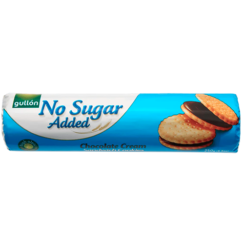 Gullon Sukkerfri Chocolate Cream Sandwich Cookies (250 g)