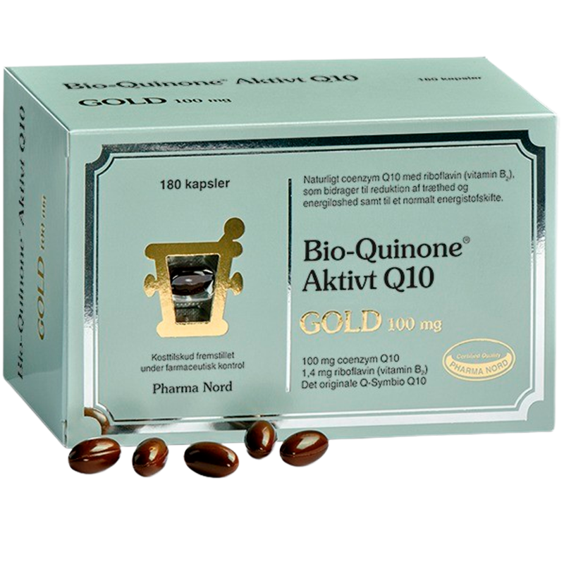 Pharma Nord Bio-Quinone Aktivt Q10 Gold (180 kap)