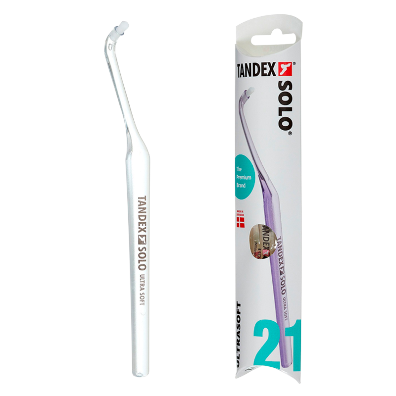 TANDEX Solo 21 UltraSoft Tandbørste Ass. Farve 1 stk