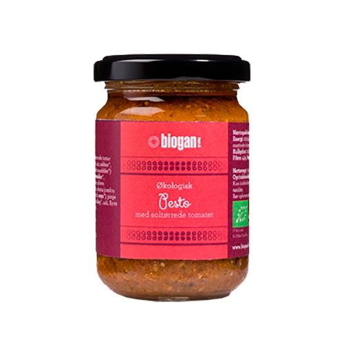 Biogan Pesto rød Vegan Ø (120g)